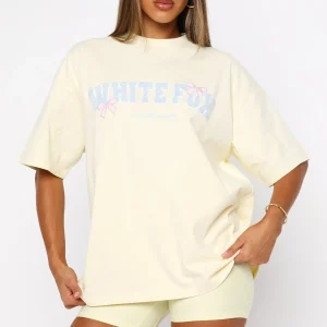 Daydreamers Madeline Oversized Lemon Tee-1