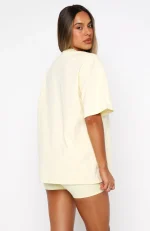 Daydreamers Madeline Oversized Lemon Tee-3
