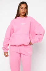 Daydreamers Nadia Oversized Hoodie Bubblegum-1