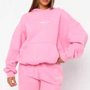 Daydreamers Nadia Oversized Hoodie Bubblegum-1