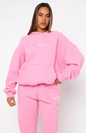 Daydreamers Nadia Oversized Hoodie Bubblegum-1