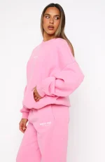 Daydreamers Nadia Oversized Hoodie Bubblegum-2