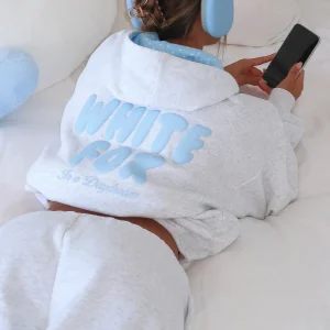 Daydreamers Nadia Oversized Hoodie Grey Marle