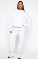 Daydreamers Nadia Oversized Hoodie Grey Marle-4