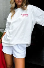 Decade Classics Essential Oversized White Tee-1