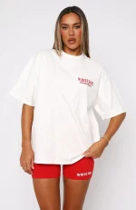 Decade Classics Essential Oversized White Tee-2