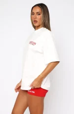 Decade Classics Essential Oversized White Tee-3