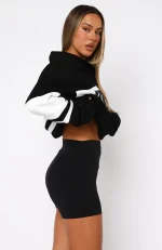 Decade Classics Varsity Bike Black Short-1