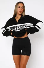 Decade Classics Varsity Bike Black Short-2