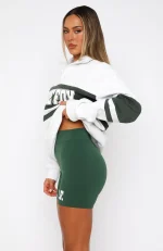 Decade Classics Varsity Bike Green Short-2