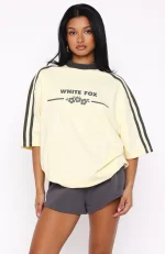 Deep Waters Oversized Lemon Tee-1