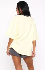 Deep Waters Oversized Lemon Tee-3