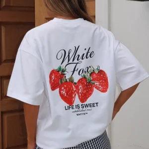 Done With The Games Oversized White Tee