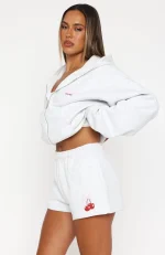 Fell So Hard Lounge Grey Marle Short-2