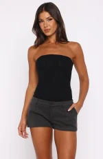 Finding My Way Charcoal Short-1