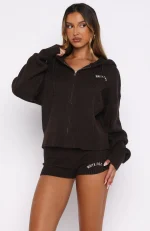 Floating By Knit Chocolate Short-1