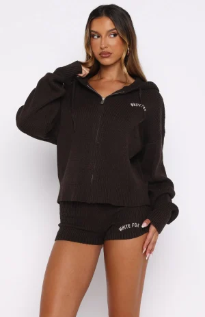 Floating By Knit Chocolate Short-1