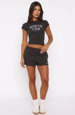 Forever Is Ours Lounge Charcoal Short-3