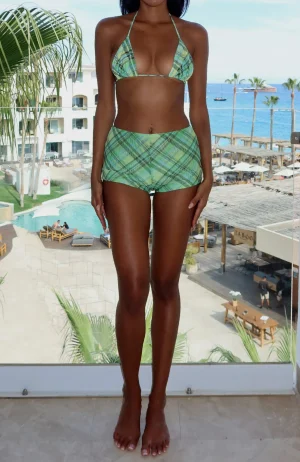 Forever Life Booty Citrus Check Short