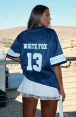 Friday Night Lights Oversized Navy Jersey-1