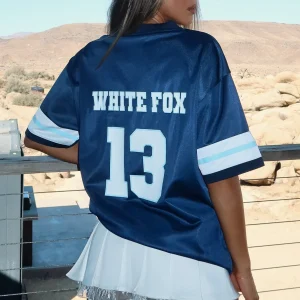 Friday Night Lights Oversized Navy Jersey-1