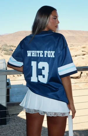 Friday Night Lights Oversized Navy Jersey-1