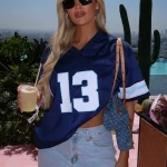 Friday Night Lights Oversized Navy Jersey