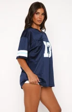Friday Night Lights Oversized Navy Jersey-3