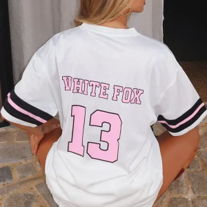 Friday Night Lights Oversized White-Pink Jersey