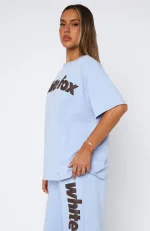 From The Archives Allora Oversized Blue Tee-2