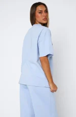 From The Archives Allora Oversized Blue Tee-3
