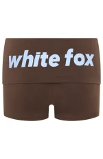 From The Archives Gigi Fold Over Booty Chocolate Short-4