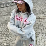 From The Archives Jaxx Oversized Hoodie Dark Grey Marle