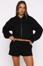 From The Archives Lexi Lounge Black Short-1