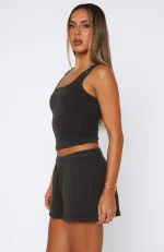From The Archives Lexi Lounge Charcoal Short-2
