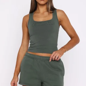 From The Archives Lexi Lounge Khaki Short-1