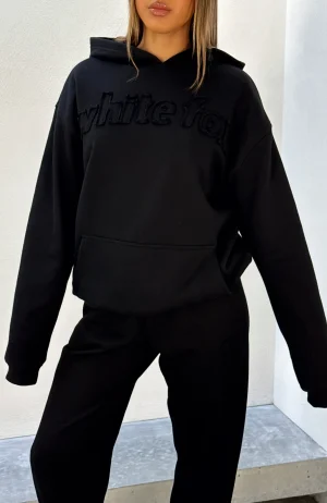 From The Archives Lexi Oversized Hoodie Black-1