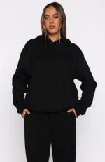 From The Archives Lexi Oversized Hoodie Black