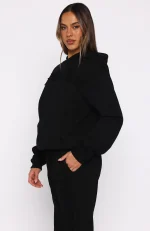 From The Archives Lexi Oversized Hoodie Black-2