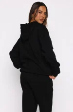 From The Archives Lexi Oversized Hoodie Black-3