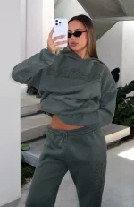 From The Archives Lexi Oversized Hoodie Khaki