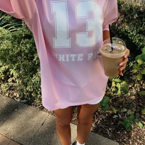 Go For The Shot Oversized Pink Jersey