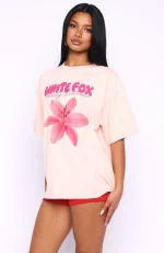 Got That Glow Oversized Peach Tee-2