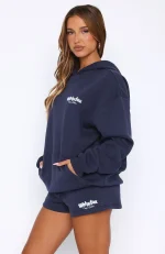 High Above Oversized Hoodie Navy-2