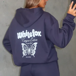 High Above Oversized Hoodie Navy