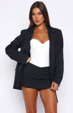 High Line Blazer Navy Pinstripe-2
