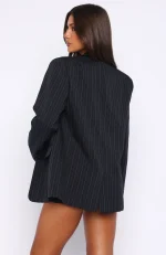 High Line Blazer Navy Pinstripe-4