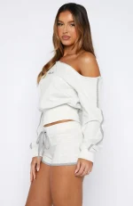 High Roller Grey Marle Short-2