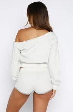 High Roller Grey Marle Short-3