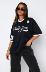 Hit A Home Run Oversized Navy Jersey-1